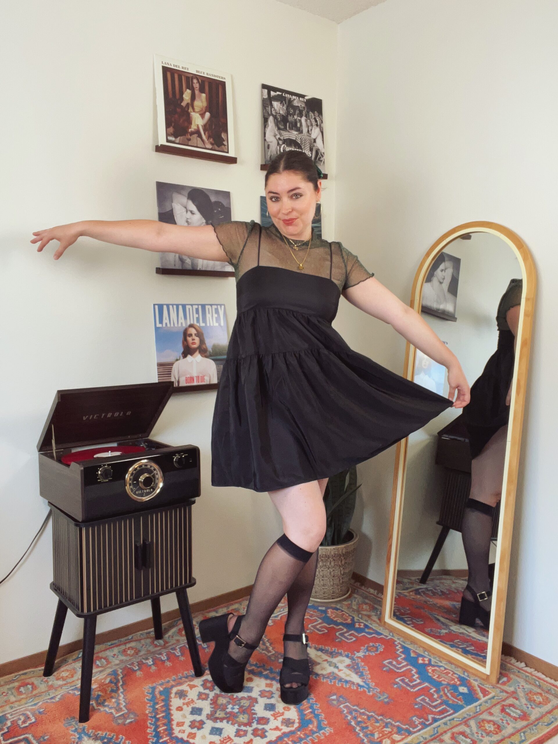 Little Black Dress But Make It Grunge