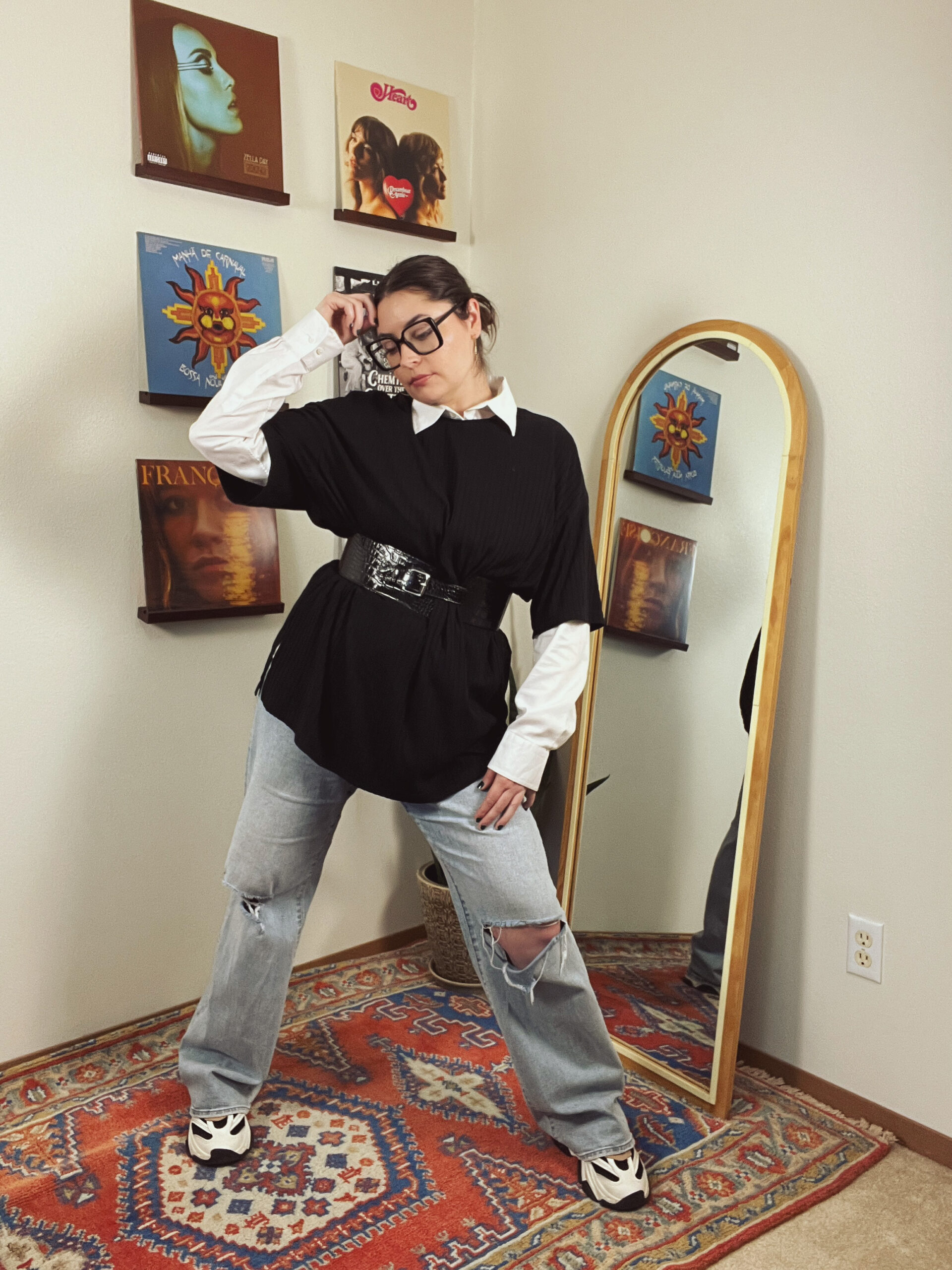 An Easy Soft Grunge Look for the Week that Never Slows Down