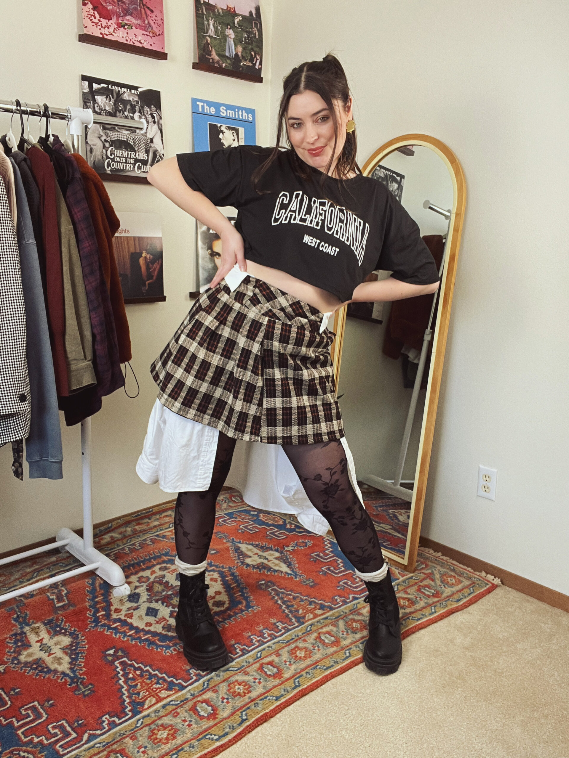 Make an Entirely New Skirt by Adding a Button-Down Shirt