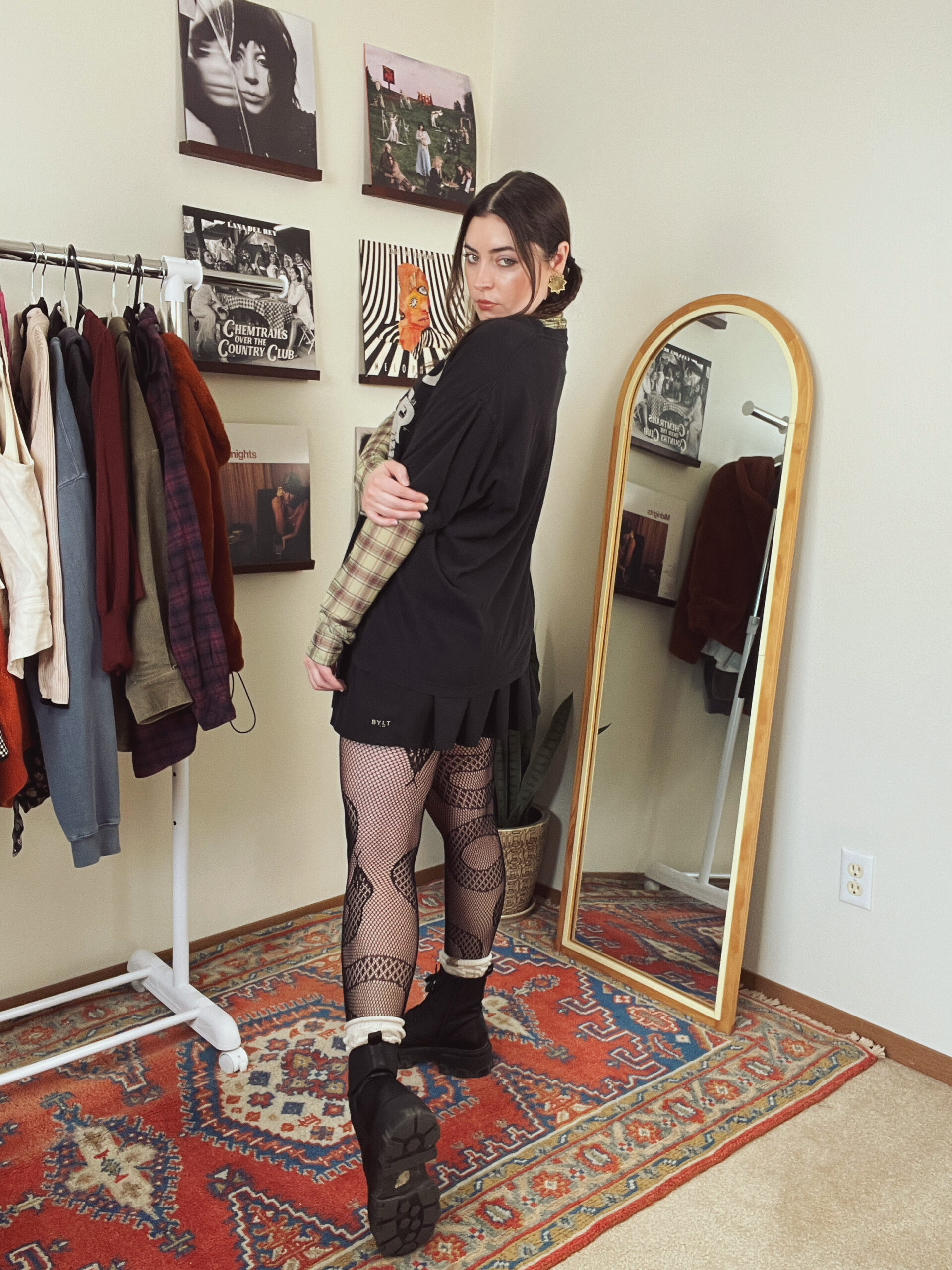 Everything I Wore in February: Winter Soft Grunge Edition