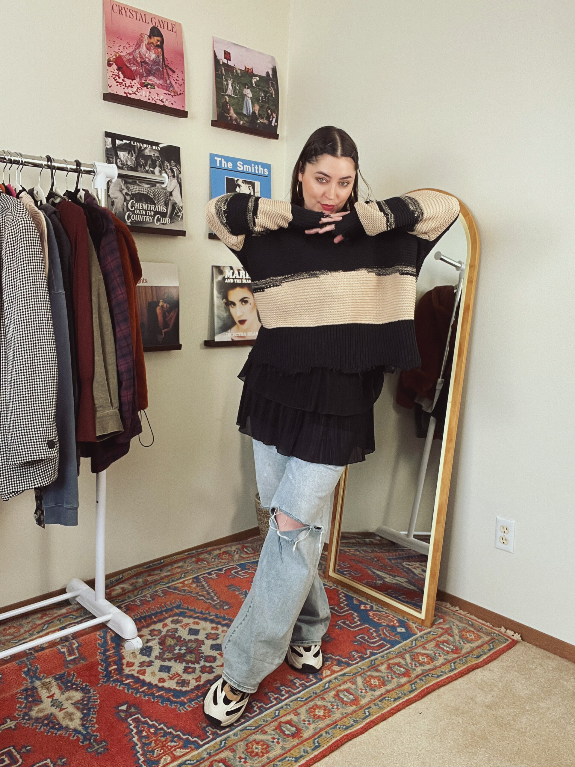 Warning: This Grunge Sweater May Cause Main Character Energy