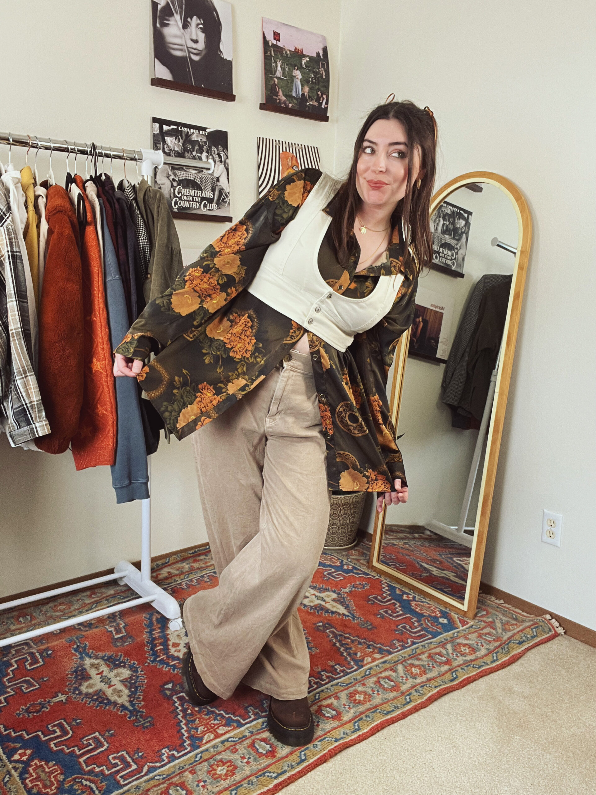 Mix Grunge & Dark Academia for the Ultimate Moody Outfit