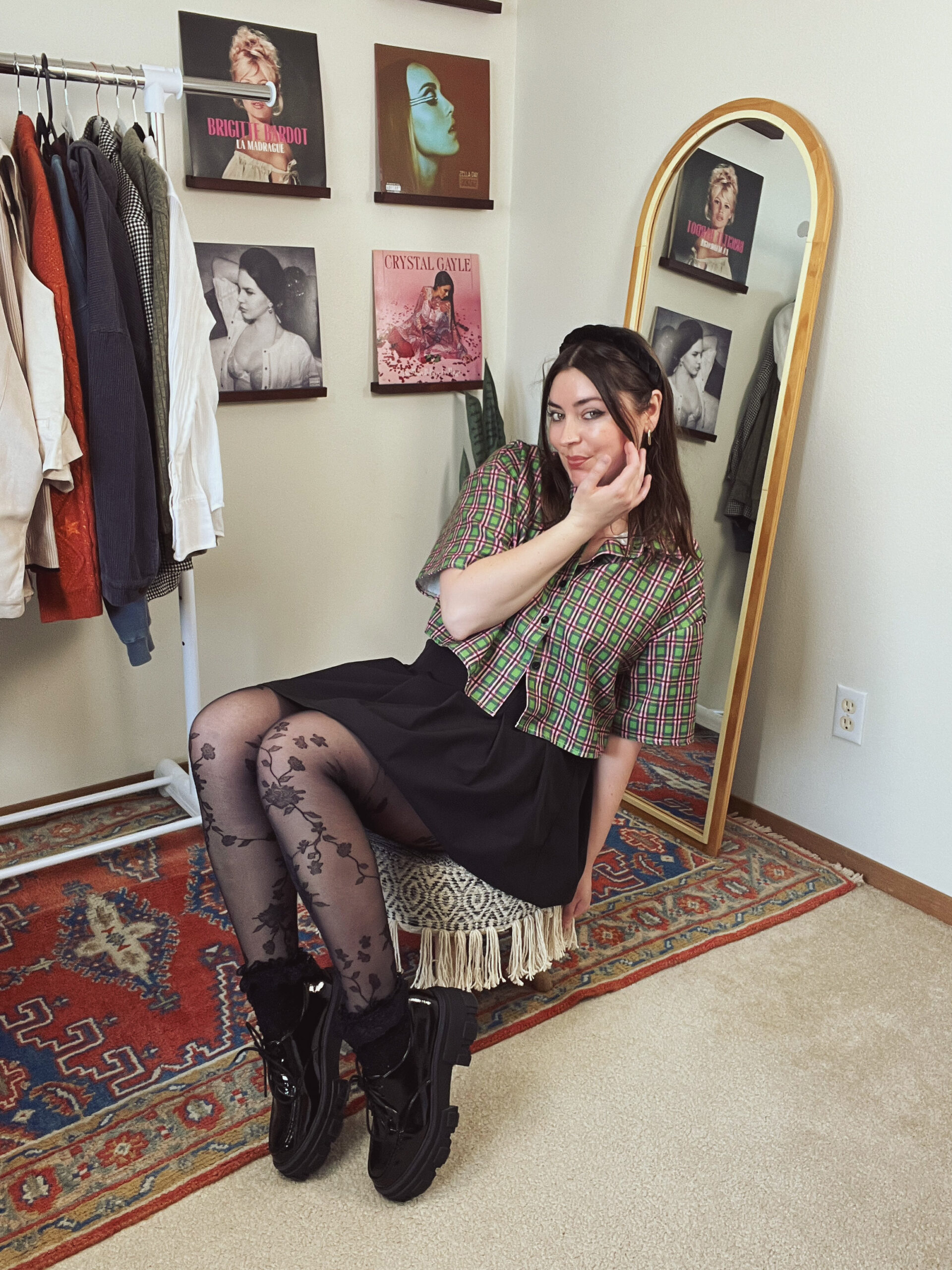 Embrace Bold & Colorful Patterns for a Grunge Academia Look