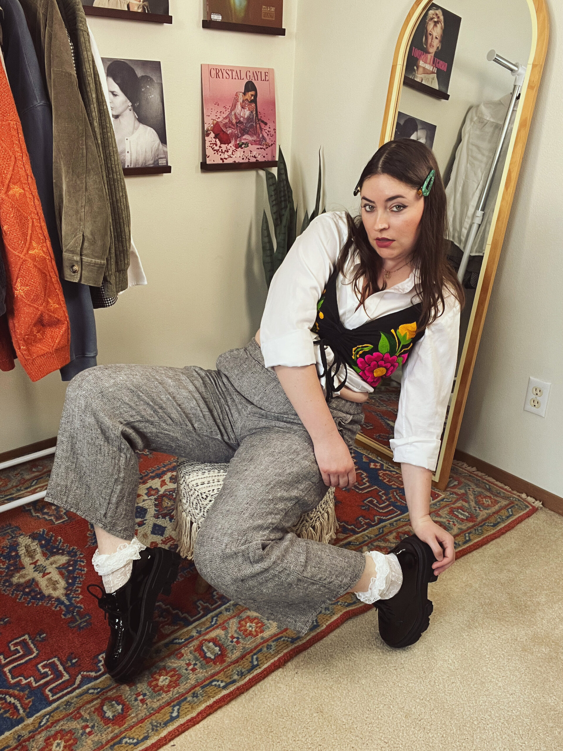 This Look Is Giving Dark Academia Energy This Spring