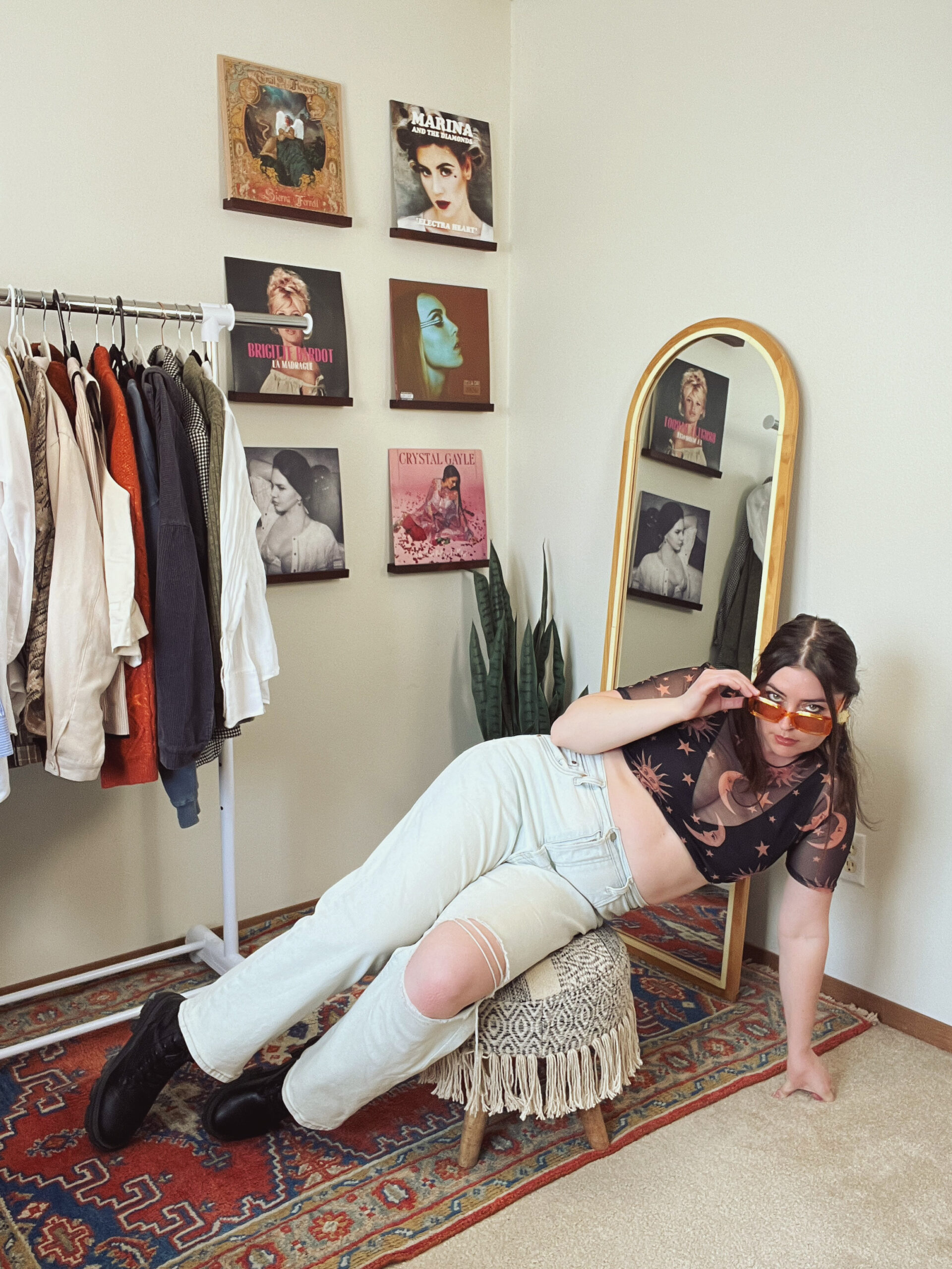 Sheer Tops in Spring? An Easy Look for a Casual Night Out