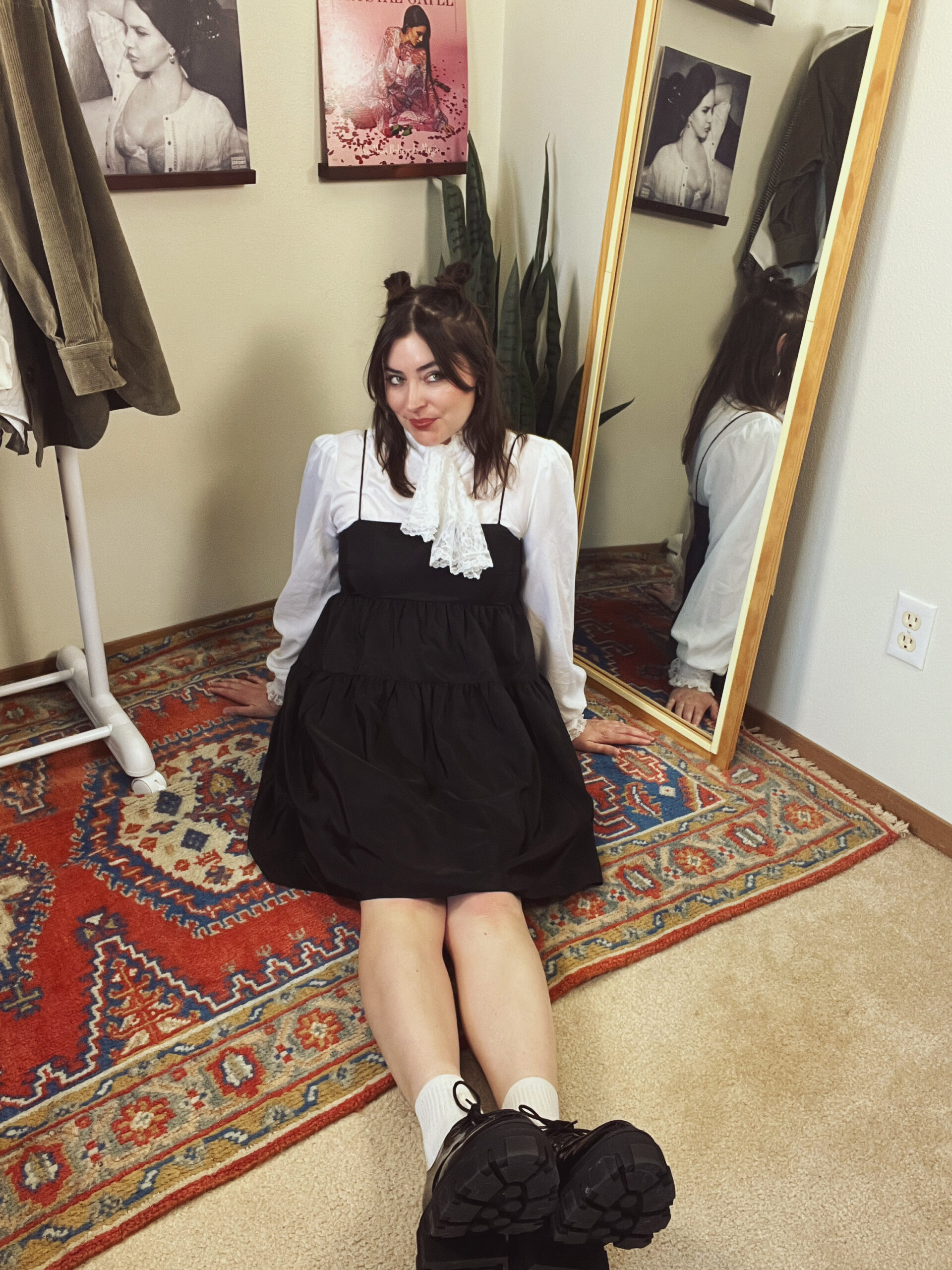 A Lace Front Tie is the Ultimate Dark Academia Blouse